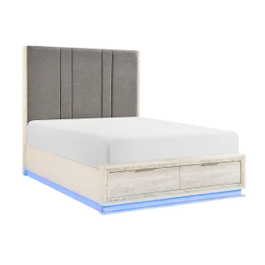 California King Platform Bed with Footboard Storage 2391K-1CK*