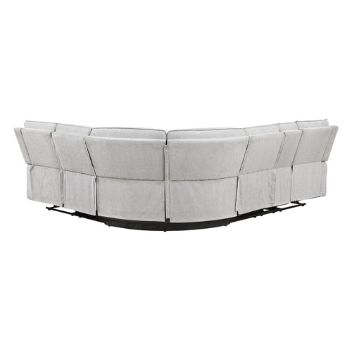 3 Pc Reclining Sectional, Gray