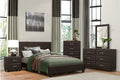 2220DBR Bedroom Lorenzi Collection - 4pc Set (QB+NS+DR+MR)