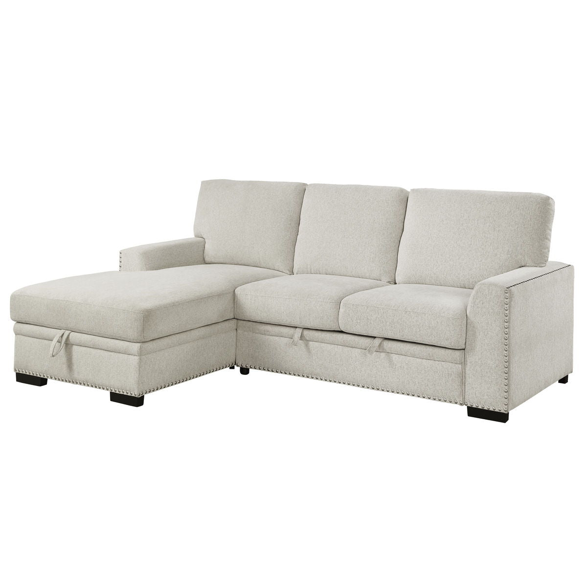 2 Pc Sectional, Dark Gray