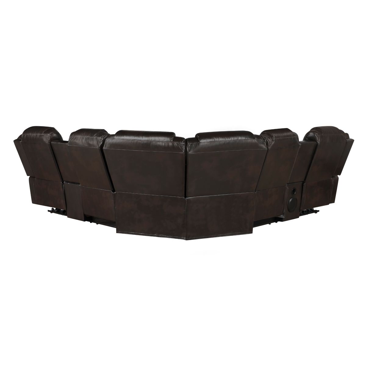 3 Pc Power Reclining Sectional, Brown