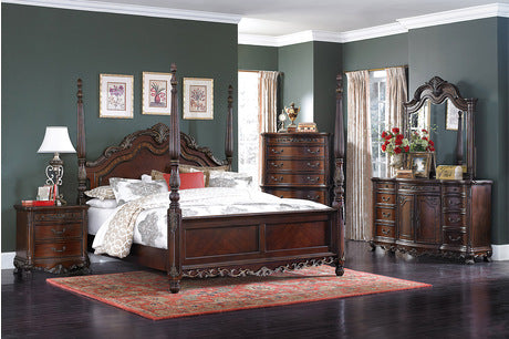 2243 Bedroom Deryn Park Collection - 4pc Set (QB+NS+DR+MR)