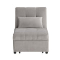 Lift Top Storage Bench with Pull-out Bed 4615-F4