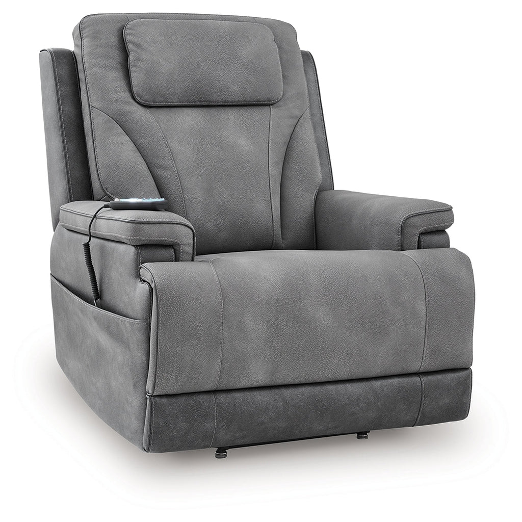 4Z-Peaceful Pause Slate Power Lift Recliner