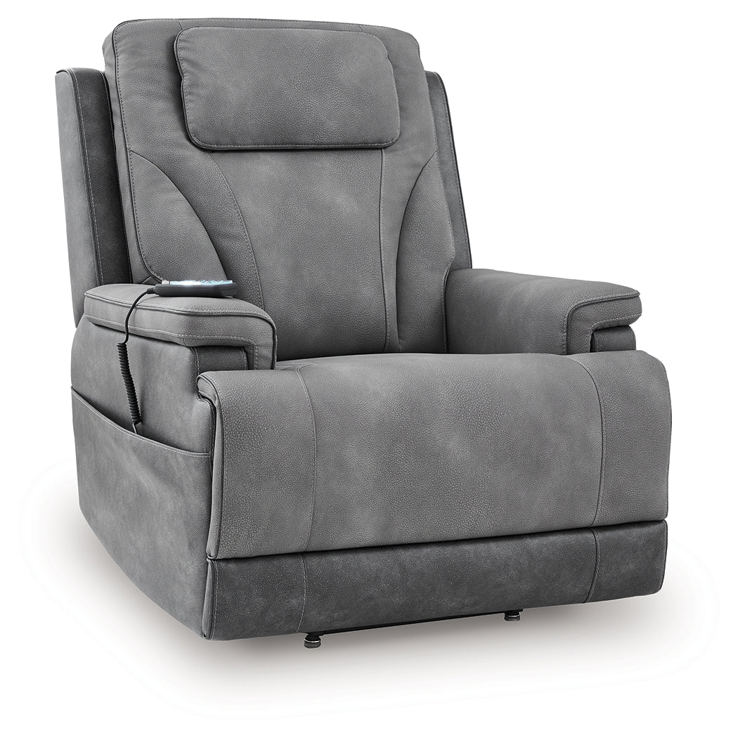 4Z-Peaceful Pause Slate Power Lift Recliner