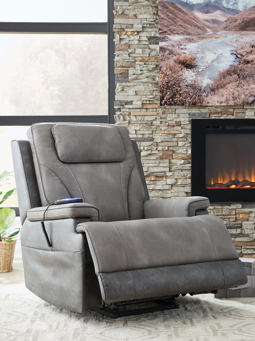 4Z-Peaceful Pause Slate Power Lift Recliner