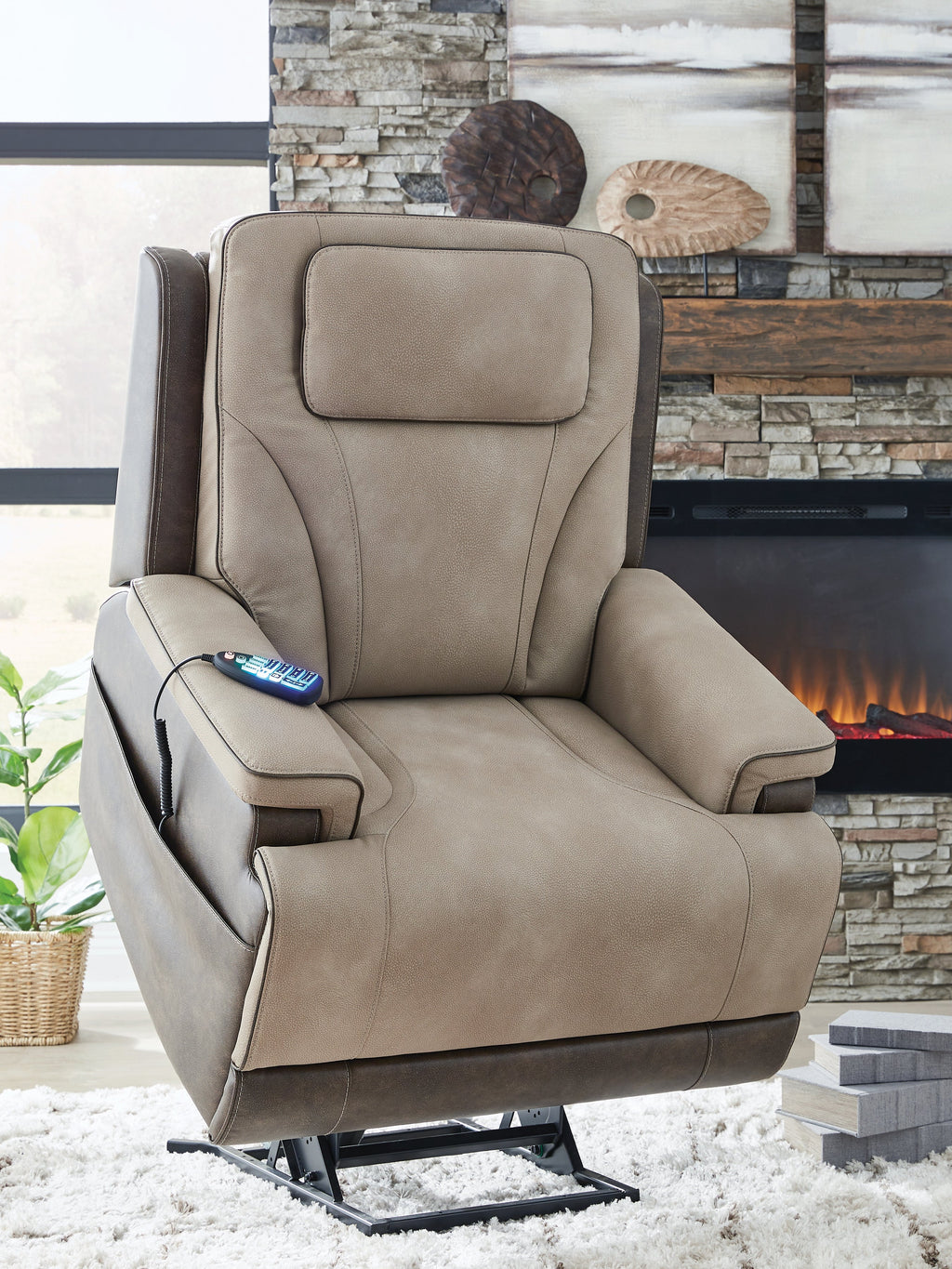 4Z-Serenity Zone Sand Power Lift Recliner