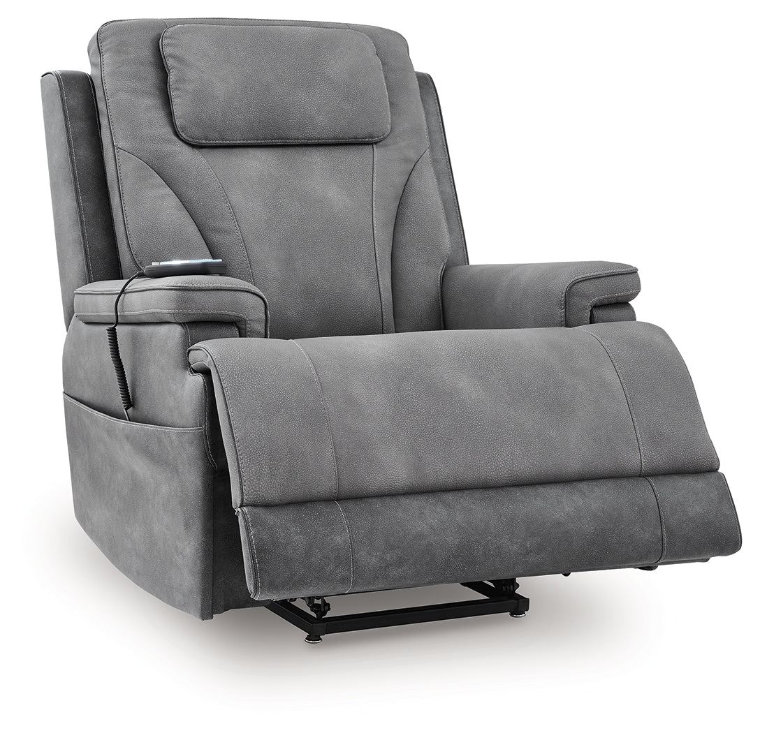 4Z-Serenity Zone Slate Power Lift Recliner