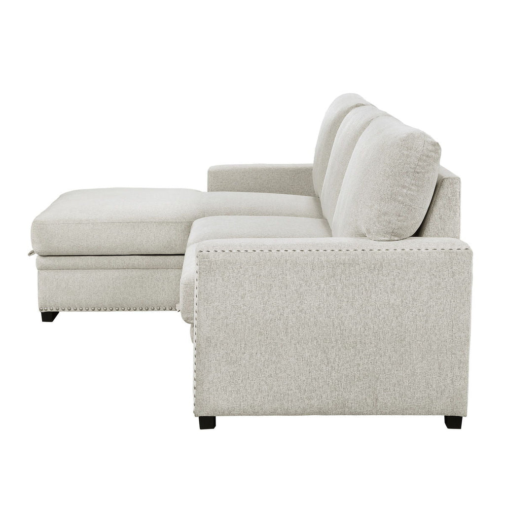 2 Pc Sectional, Beige