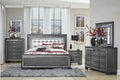 1916GY Bedroom Allura Collection - Queen Bed, LED Lighting