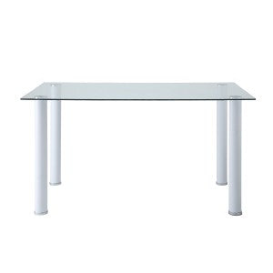 Dining Table, Glass Top 5538W*