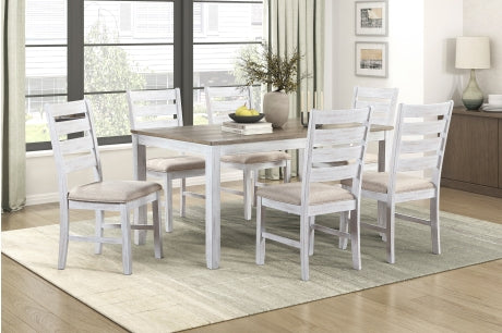 5709WH Dining Blair Farm Collection - 7-Piece Pack Dinette Set