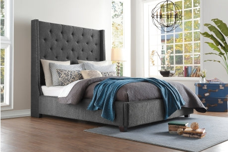 5877GY Bedroom Fairborn Collection - Queen Platform Bed