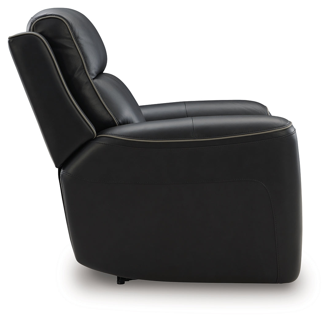 5Z-Comfort Onyx Power Recliner/ADJ Headrest