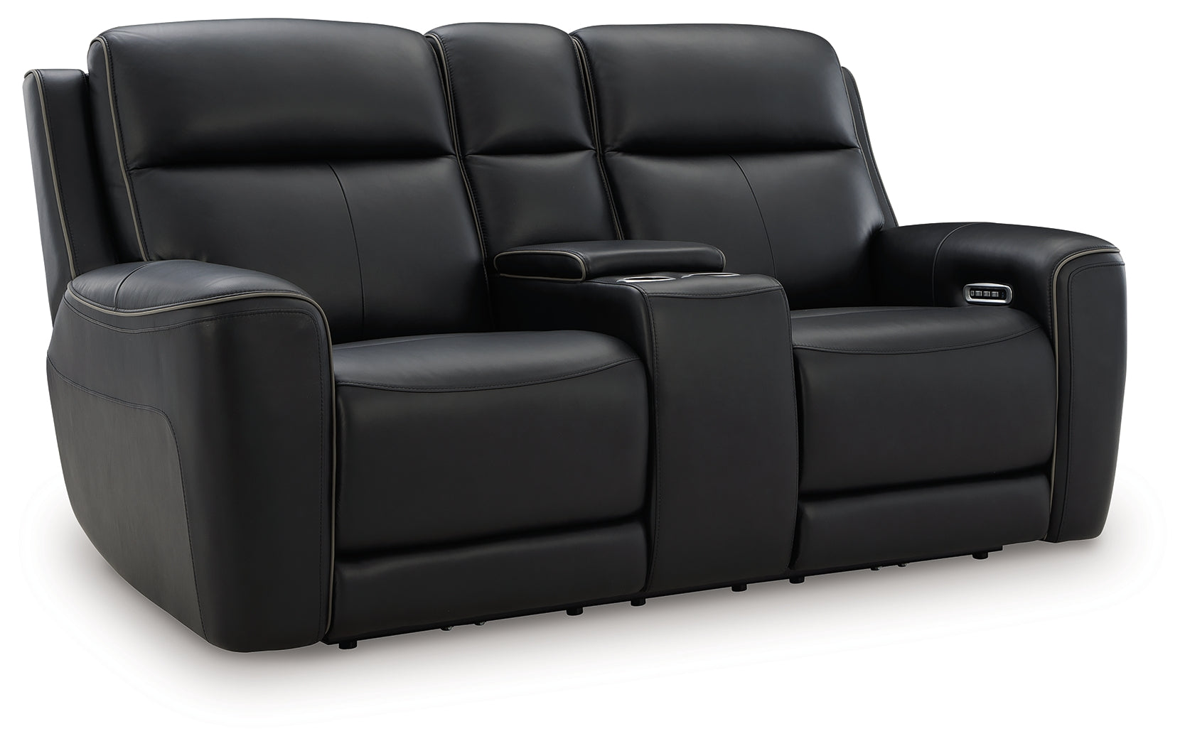 5Z-Comfort Onyx Power Reclining Loveseat/CON/ADJ HDRST