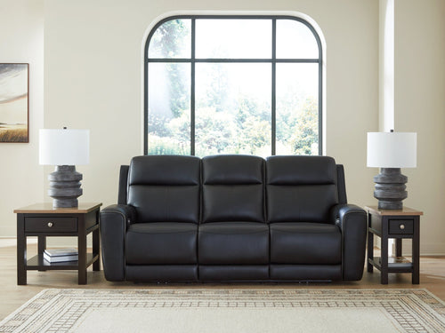 5Z-Comfort Onyx Power Reclining Sofa with ADJ Headrest