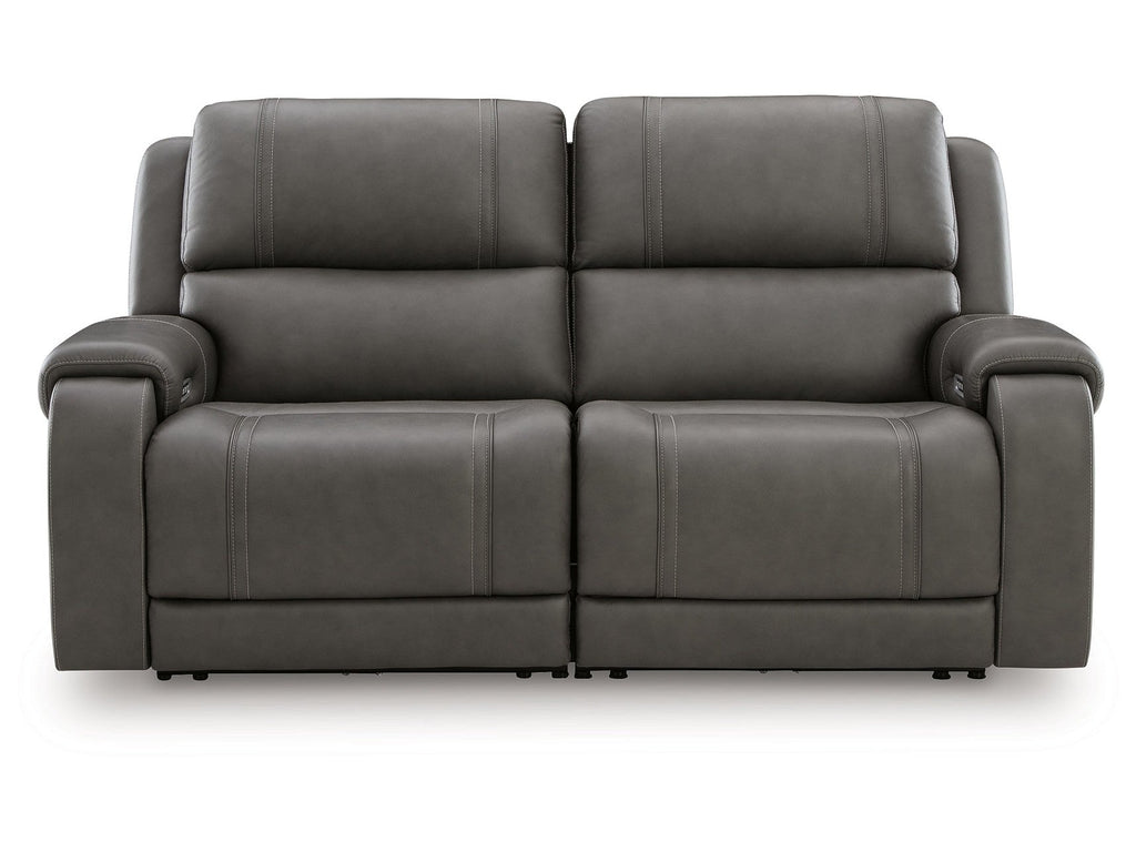 5Z - Pittson Anchor 2-Piece Power Reclining Sectional Loveseat