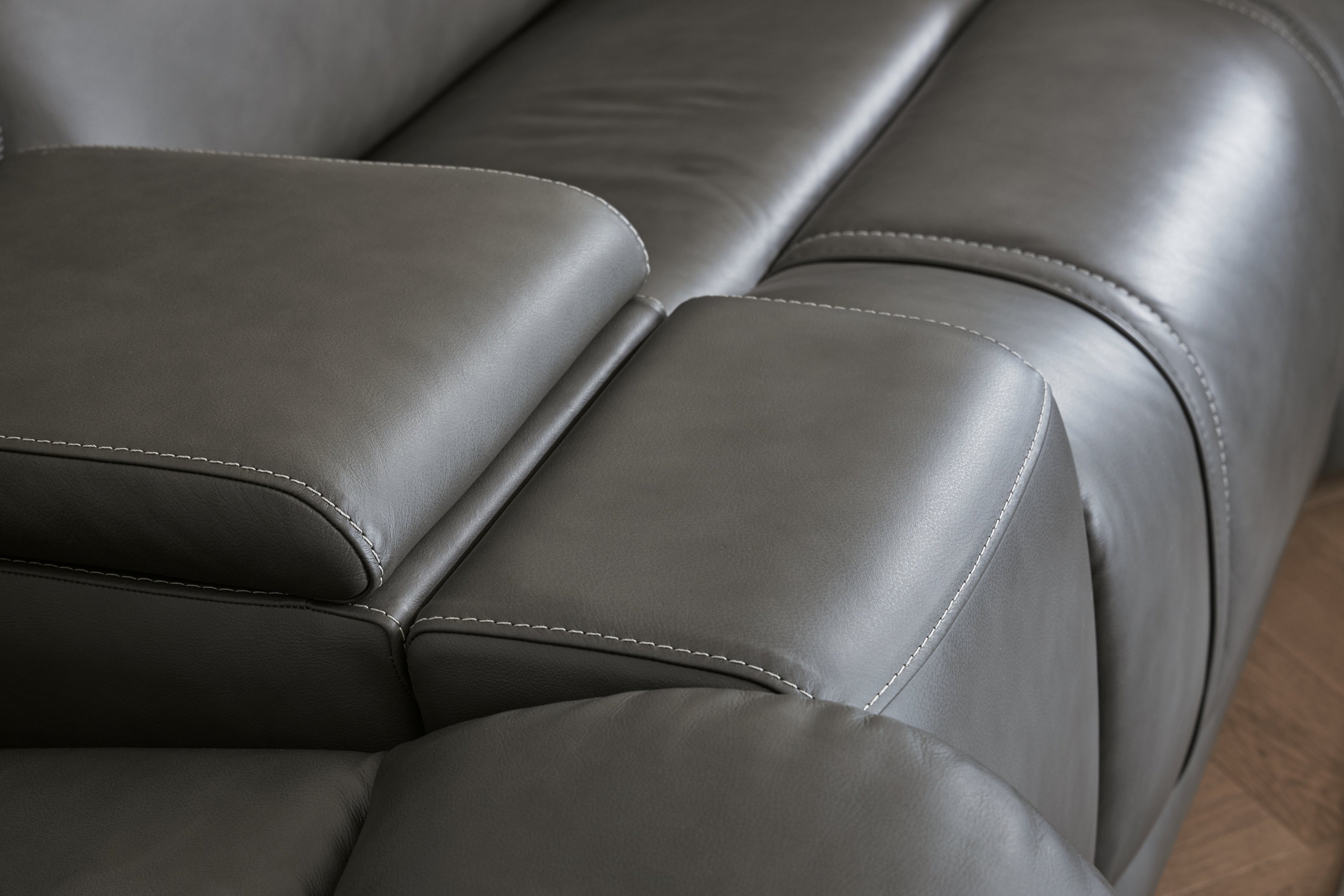 5Z - Pittson Anchor 3 Pc Power Reclining Sectional Loveseat