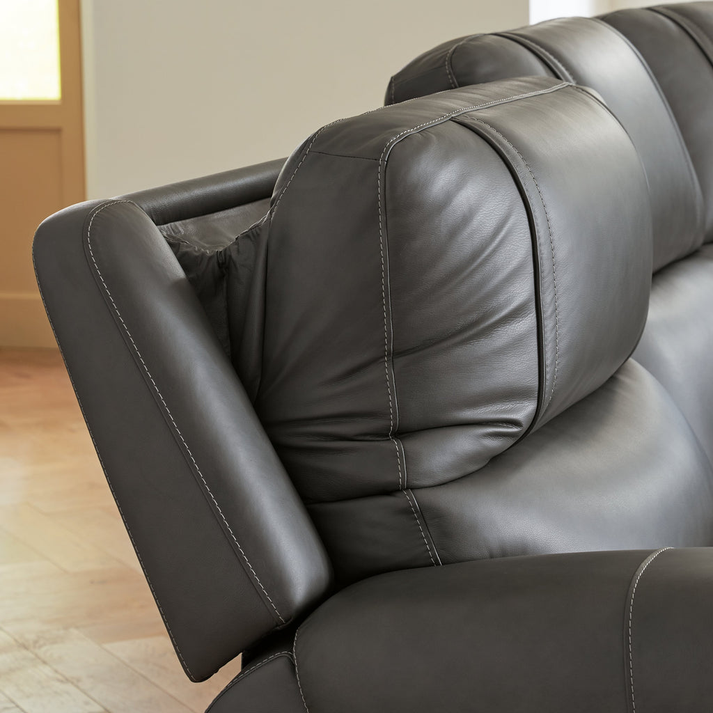 5Z - Pittson Anchor 3 Pc Power Reclining Sectional Loveseat