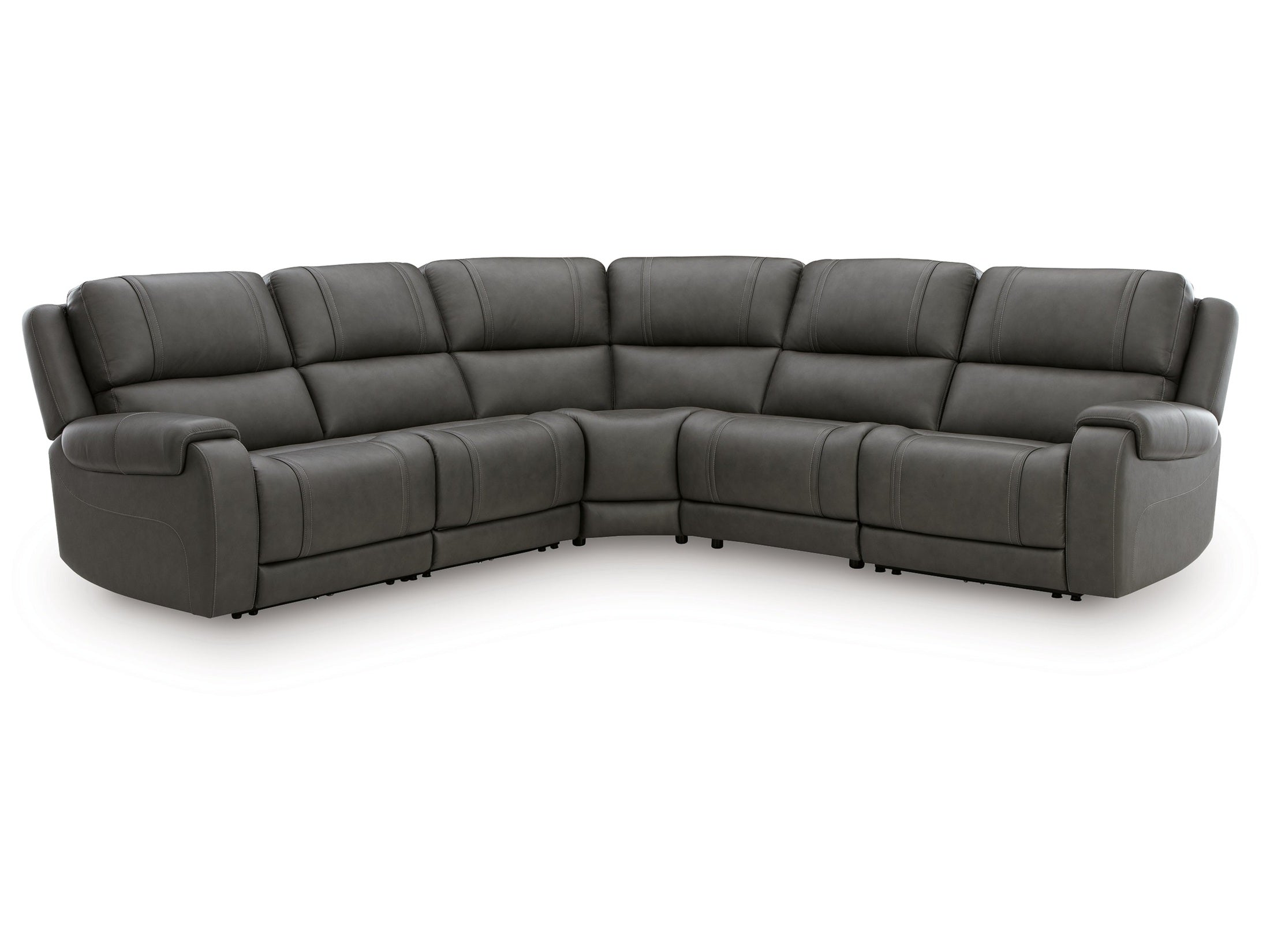 5Z - Pittson Anchor 5-Piece Power Reclining Sectional