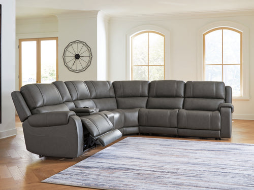 5Z - Pittson Anchor 6-Piece Power Reclining Sectional