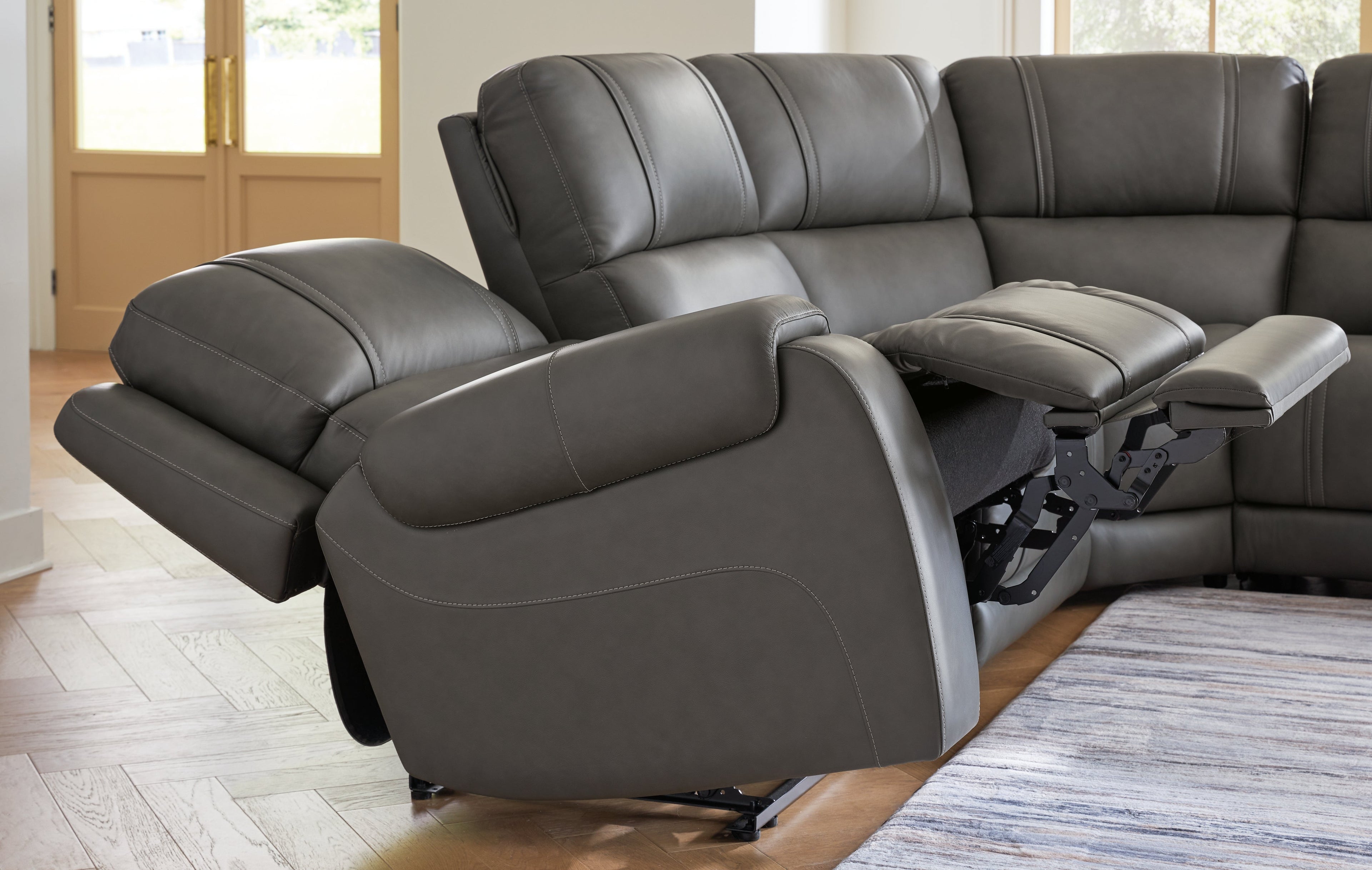 5Z - Pittson Anchor 6-Piece Power Reclining Sectional