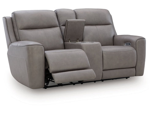 5Z-Relaxation Coin Power Reclining Loveseat with Console