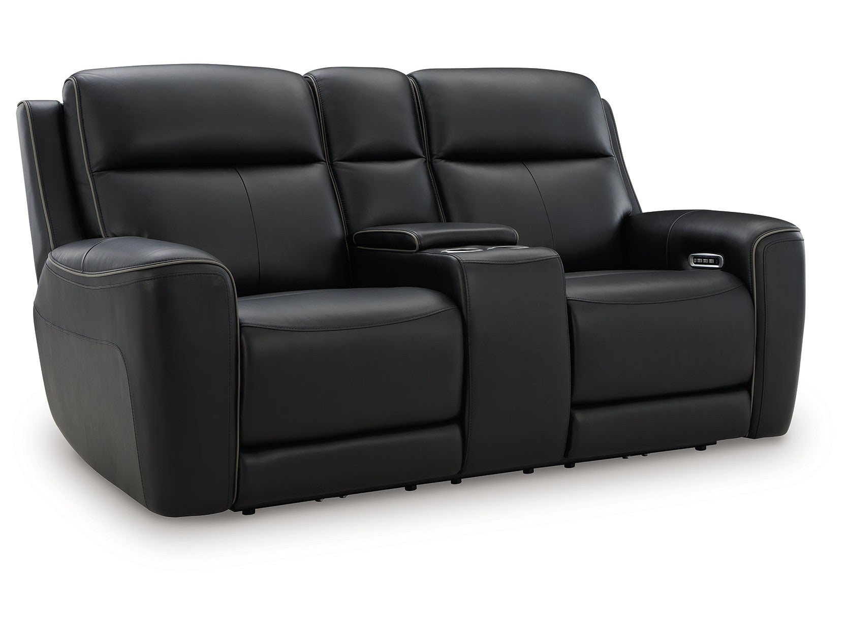 5Z-Relaxation Onyx Power Reclining Loveseat with Console