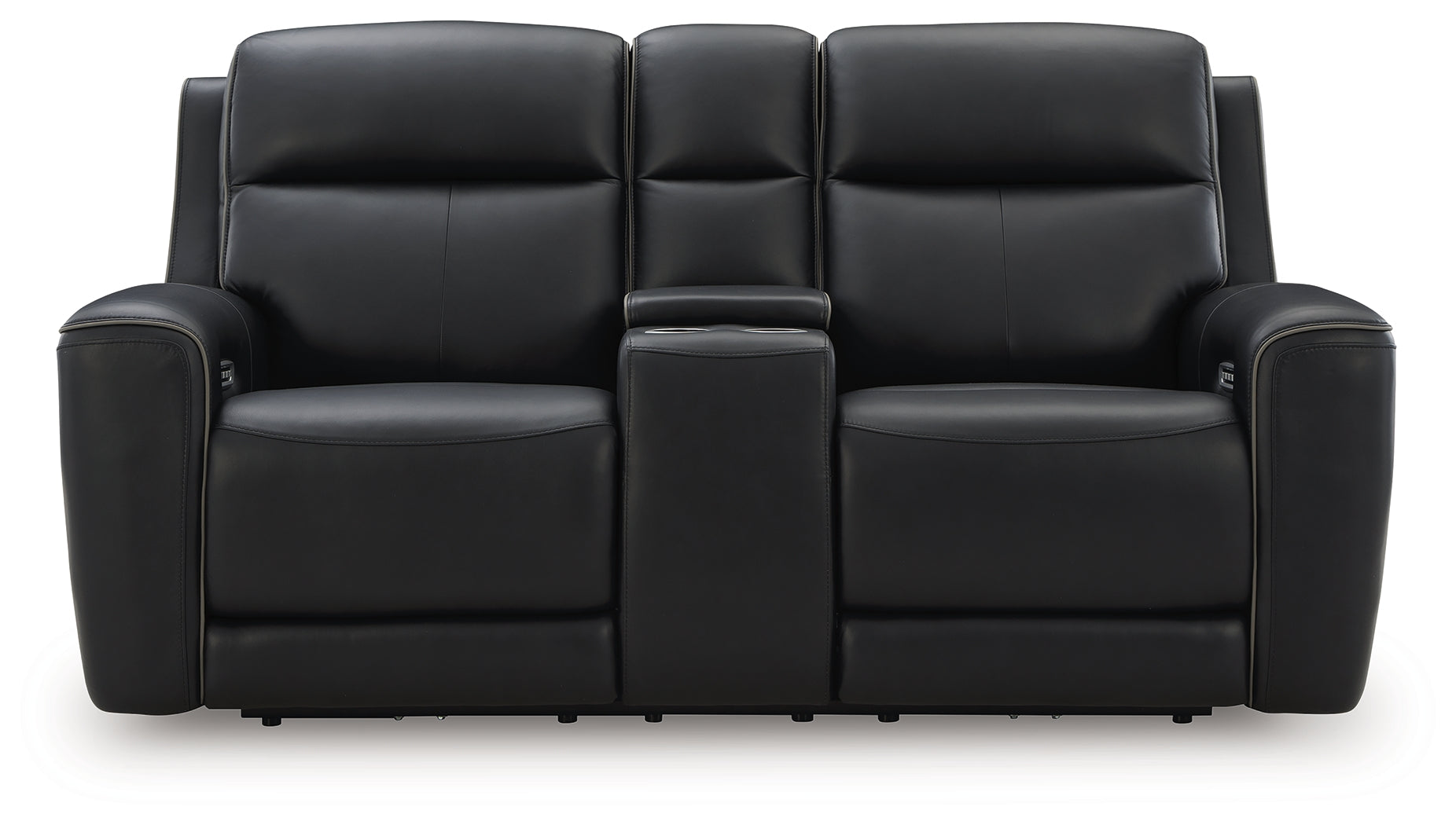 5Z-Relaxation Onyx Power Reclining Loveseat with Console