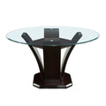 Round Dining Table, Glass Top 710-54*