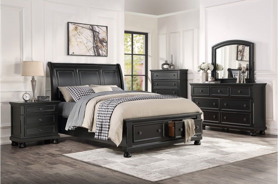 1714BK Bedroom Laurelin Collection - 4pc Set (QB+NS+DR+MR)