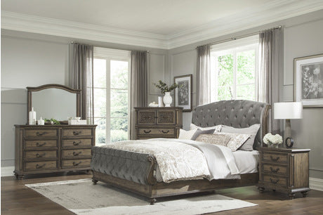 1693 Bedroom Rachelle Collection - 4pc Set (QB+NS+DR+MR)