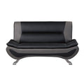 Love Seat 8219BLK-2