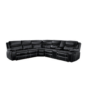 3-Piece Sectional with Right Console 8230BLK*SC