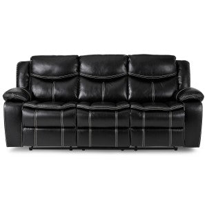 Double Reclining Sofa 8230BLK-3