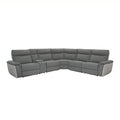 6-Piece Modular Power Reclining Sectional with Power Headrests 8259DG*6SCPWH