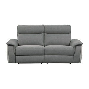 Power Double Reclining Love Seat with Power Headrests 8259DG-2PWH*