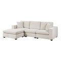 4-Piece Modular Sectional with Ottoman 8310NBE*4AC2C1AOT