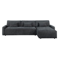 2-Piece Sectional with Convertible Queen Sleeper and Right Side Chaise 8345DGY*23LRC