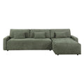2-Piece Sectional with Convertible Queen Sleeper and Right Side Chaise 8345GRN*23LRC