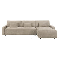 2-Piece Sectional with Convertible Queen Sleeper and Right Side Chaise 8345TPE*23LRC