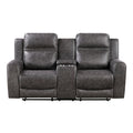 Double Reclining Love Seat with Center Console 8347CRC-2