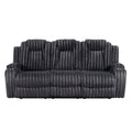 Double Reclining Sofa with Cup Holders 8348DGY-3