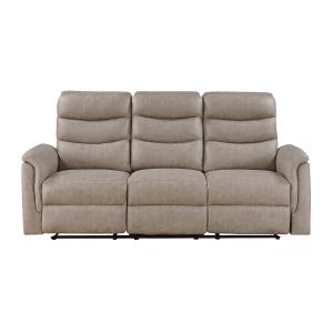 Double Reclining Sofa with Drop-down Cup Holders 8360TPE-3