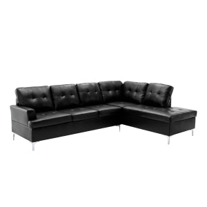 2-Piece Sectional with Right Chaise 8378BLK*