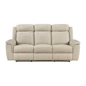Double Reclining Sofa 8379BEG-3