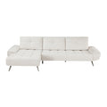2-Piece Sectional with Left Chaise and Dual-position Backs for Adjustable Seat Depth 8400BEG*2LC2R