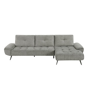 2-Piece Sectional with Right Chaise and Dual-position Backs for Adjustable Seat Depth 8400DVG*22LRC