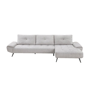 2-Piece Sectional with Right Chaise and Dual-position Backs for Adjustable Seat Depth 8400LTG*22LRC