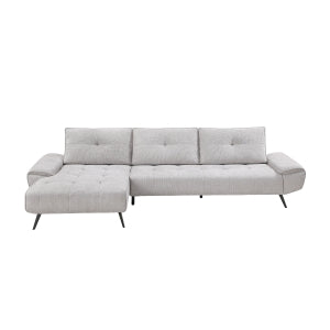 2-Piece Sectional with Left Chaise and Dual-position Backs for Adjustable Seat Depth 8400LTG*2LC2R